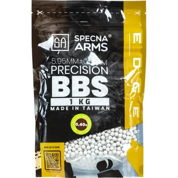 Airsoftová kulička ULTRA EDGE by SA SA BIO kuličky EDGE ULTRA™ 0,40g, 2500 BBs (sáček) - Bílá