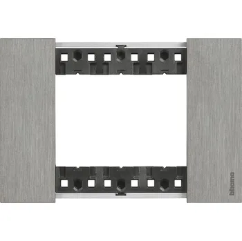 Elektrická zásuvka Rámeček BTICINO LNOW KA4803ZG 3M ocel KA4803ZG