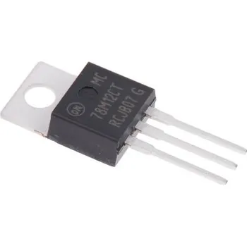 Vývojová deska Regulátor napětí MC78M12CTG 700mA, počet kolíků: 3, TO-220