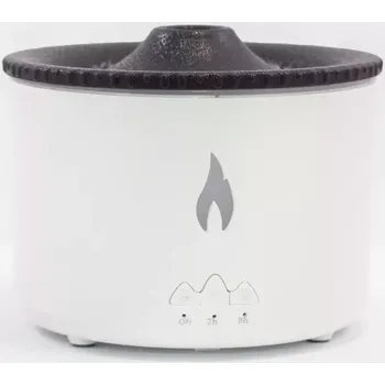 Aroma difuzér Elektrický aroma difuzér, bílý – sopka/plamen