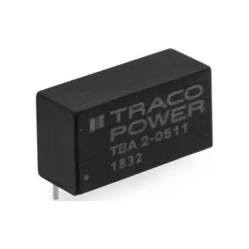 Měnič napětí DC-DC převodník 2W, výstup: ±12V dc ±80mA 1.5kV dc Ne, Vin 21.6→ 26,4 V stejnosm Ne