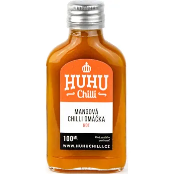 Omáčka Mangová chilli omáčka - hot - Huhuchilli 100ml + pouze k vyzvednutí na pobočce v Brně
