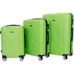 Sada 3 kufrů T-class® VT21121, zelená, M, L, XL / 35l, 60l, 90l