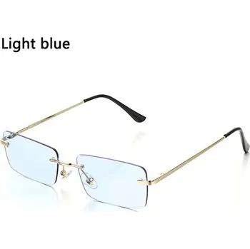 Dámské luxusní retro sluneční brýle UV400 | Ochrana před sluncem - světle modrá