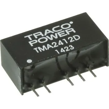 Měnič napětí DC-DC převodník 1W, výstup: ±12V dc 42mA 1kV dc, Vin 21,6 → 26,4 V DC
