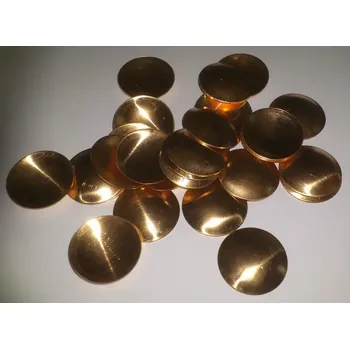 Krytky šroubů měděné Cu