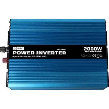 Měnič napětí Napájecí měnič, stálý výkon: 2000W, vstupní: 48V, výstup: 230V