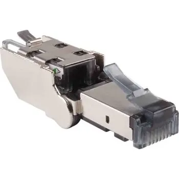 Konektor PLUG ANGULE RJ45 CAT6A FTP