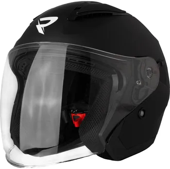 Helma na motorku Otevřená helma na motorku Street Racer Sonic matná černá 2XL