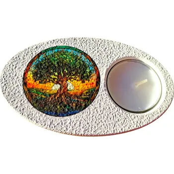 Svícen Svícen na čajovou svíčku Strom života Západ slunce