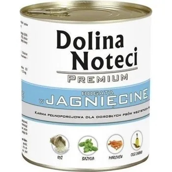Krmivo pro psa DOLINA NOTECI Premium Bohatá na jehněčí 12x800g
