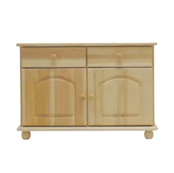 Komoda Dřevěná komoda MB 18 borovice masiv šířka 80 cm