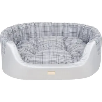 Pelíšek pro psa AMIPLAY- pelíšek Elipsa Venus stříbrný - S