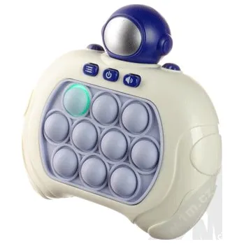 POP IT 1Mcz ME-022 Pop It Astronaut interaktivní antistresová herní konzole, modrá