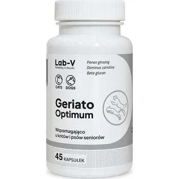 LAB-V Geriato Optimum – Podpora zdraví seniorů pro psy a kočky 45 kapslí