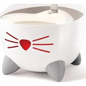 miska pro kočku CATIT PIXI Smart Fountain bílá napáječka pro kočky s nerezovou miskou 2l