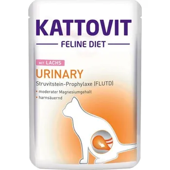 Krmivo pro kočku Kattovit Feline Diet Urinary Losos 85 g