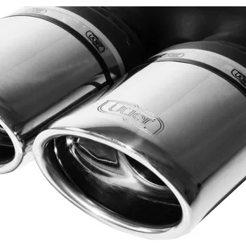 Výfuková trubka ULTER SPORT Sportovní výfuk 2x 95x65mm - NEREZ NRS242, univerzální Průměr vstupu: 50 mm_1