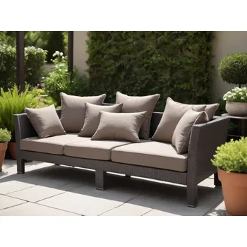 Polštář HEDVA ČESKÝ BROKÁT Povlak na polštář Upron 50x50 kafe