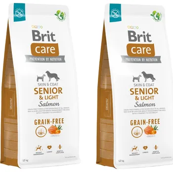 Pro psa BRIT CARE Dog Grain-free Senior & Light Salmon 2x12kg