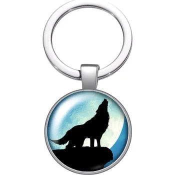 Přívěšek na klíče vlk