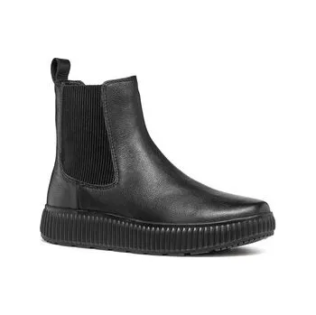 Pracovní obuv Kotníková obuv s elastickým prvkem Geox D Graisy D46XFB 00046 C9999 Černá 36