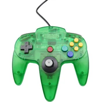 Herní příslušenství N64 zelený transparentní ovladač