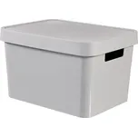 Curver Infinity úložný box s víkem 17 l šedý