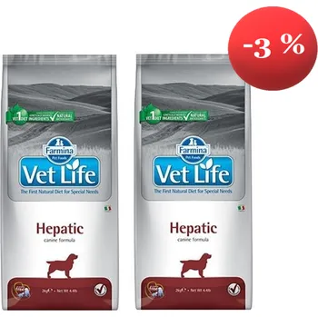 Krmivo pro psa FARMINA Vet Life Dog Hepatic 2x12kg ZAHRNUTO -3%