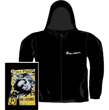 Dámská mikina dámská mikina s kapucí a zipem Sex Pistols