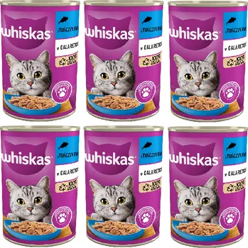 Krmivo pro kočku WHISKAS Adult tuňák 6x400g