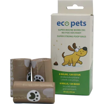 sáček na exkrement Ekologické pytlíky na hovínka Eco Pets 120 ks ( 8x15 ks )