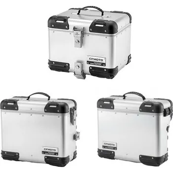 Zavazadlo na motocykl Sada hliníkových kufrů CFMOTO 450/700/800MT/800MT-X stříbrné