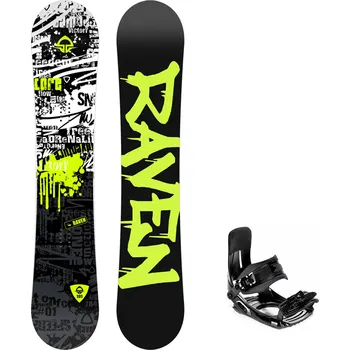 Snowboard Dětský snowboard komplet Raven Core junior mini + vázání Croxer MP180 Velikost: 125 cm, Velikost vázání: S