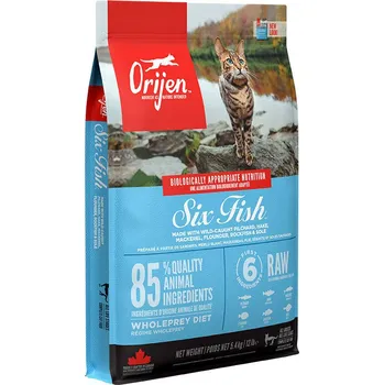 Krmivo pro kočku ORIJEN 6 Fish cat 5,4 kg