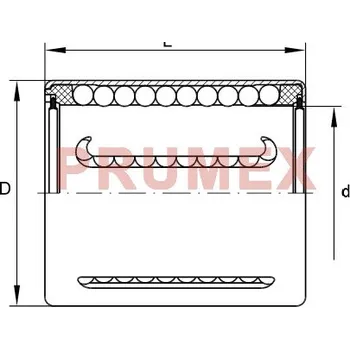 INA KH 12 lineární kuličkové ložisko