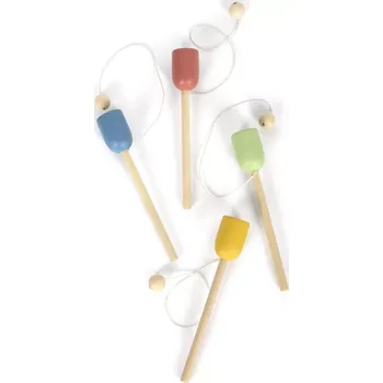 Dřevěná hračka small foot Ball Catcher Set 4 ks