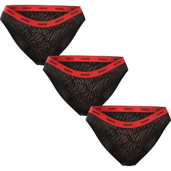 Kalhotky 3PACK dámské kalhotky HUGO vícebarevné (50523826 002) L Možnost vrácení zboží ZDARMA do 120 dnů!