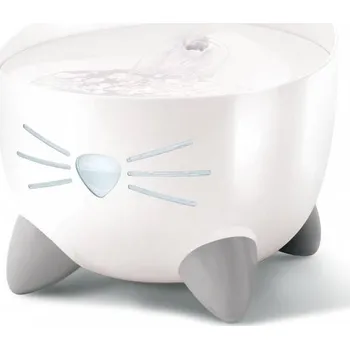 miska pro kočku CATIT PIXI Fontánové pítko pro kočky s miskou z nerezové oceli o objemu 2,5 l, 22x22x19,5 cm