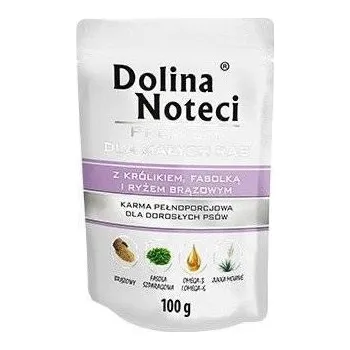 Krmivo pro psa Dolina Noteci PREMIUM pro malá plemena s králíkem, fazolemi a rýží 12x100g SLEVA 3%