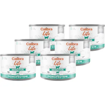 Krmivo pro kočku Calibra Cat Life Sensitive Lamb 6x200g