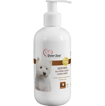Kosmetika pro psa OVER ZOO Kondicionér pro psy s bílou a světlou srstí 240ml