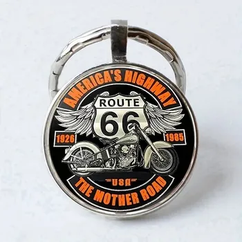 Přívěsek na klíče Route 66