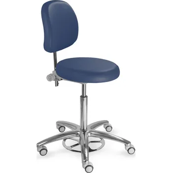 MAYER Židle s nastavitelnými zády 1255G Clean, silvertex modrá