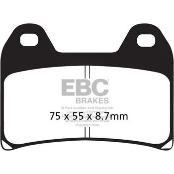 Brzdový systém BRZDOVÉ DESTIČKY GPFA SINTER RACE BENELLI TNT 1130 2005-2007