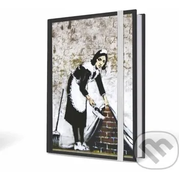 Doplněk ke knize Banksy notebook upratovačka 15x21cm - CMA Group CMA Group