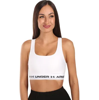 Podprsenka Dámská podprsenka Under Armour bílá (1361034 101) L Možnost vrácení zboží ZDARMA do 120 dnů!