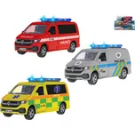 _Ostatní 1_ Auto Volkswagen záchranné složky zpětný chod na baterie Světlo Zvuk 3 druhy kov