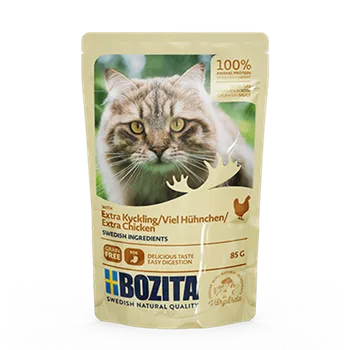 BOZITA Kousky v omáčce s kuřecím masem (sáček) 85g