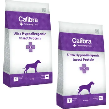 Calibra Veterinary Diets Dog Ultra Hypoallergenic Insect Protein 2x12kg